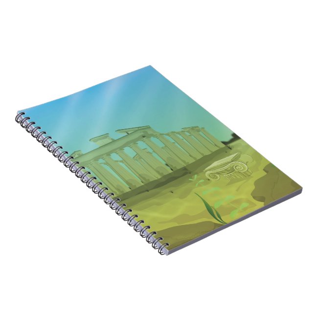 Cuaderno El paisaje personalizado de Atlantas (Lado Derecho)