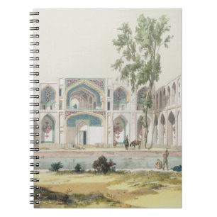 Cuaderno El palacio del Tchar-Bolso en Isfahán, Persia,