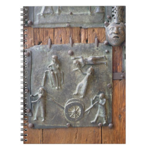Cuaderno El panel de la puerta de la mano izquierda, siglo