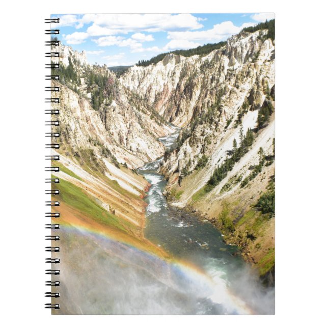 Cuaderno El parque de Yellowstone baja caídas (Frente)