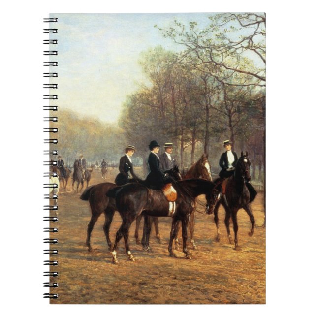 Cuaderno El paseo de la mañana, fila putrefacta, Hyde Park, (Frente)