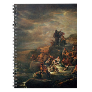 Cuaderno El paso del Mar Rojo (aceite en lona)
