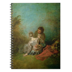 Cuaderno El paso en falso, c.1717 (aceite en lona)