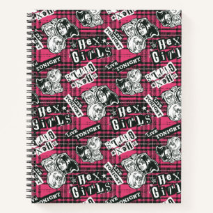 Cuaderno El patrón de cuadros punk de las Hex Girls