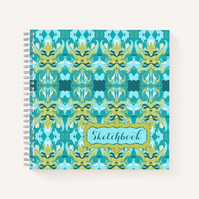 Cuaderno El patrón oro Verde azulado de Egipto soñando (Anverso)