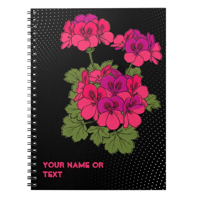 Cuaderno El Pelargonium Estelar 'Robyn Hannah' Pop Art (Frente)