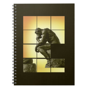 Cuaderno El pensador, imagen que desliza el juego del