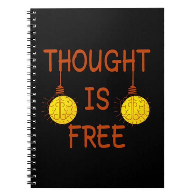 Cuaderno El pensamiento es libre (Frente)
