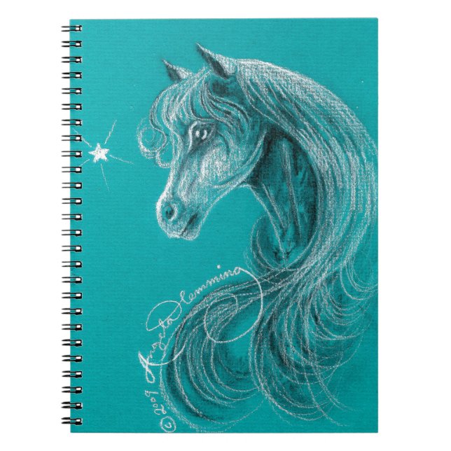 Cuaderno El pensativo caballo árabe (Frente)