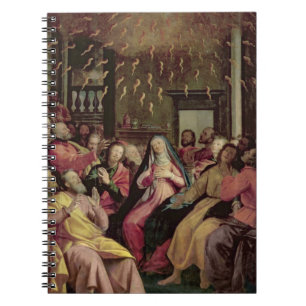 Cuaderno El Pentecost, c.1598 (aceite en el panel)