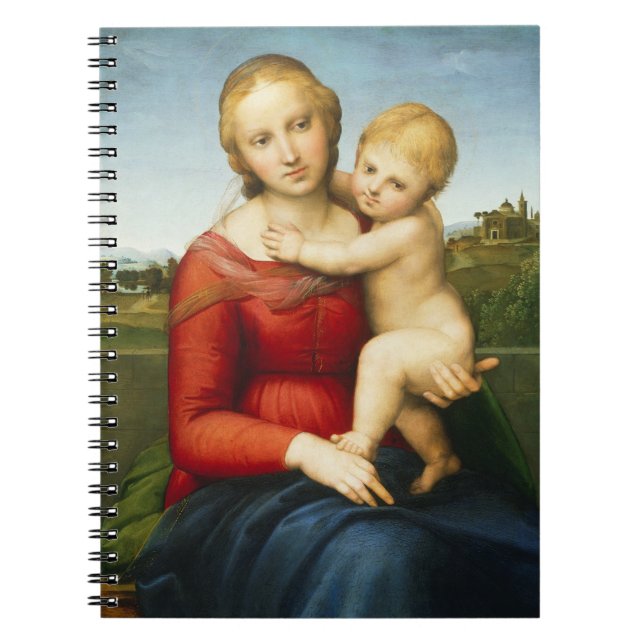 Cuaderno El pequeño Cowper Madonna, c.1505 (aceite en el (Frente)