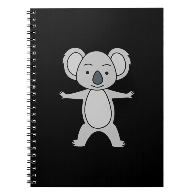 Cuaderno El Pequeño Koala Con Una Sonrisa De Pie (Frente)