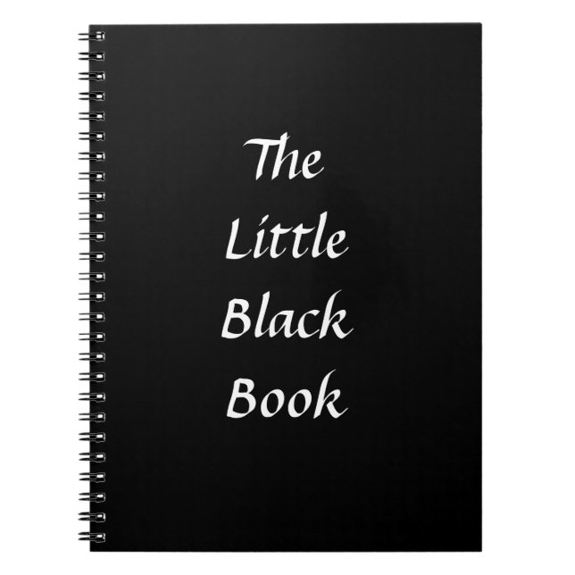 Cuaderno El pequeño libro negro (Frente)