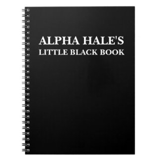 Cuaderno El pequeño libro negro de Alpha Hale (Personalizab