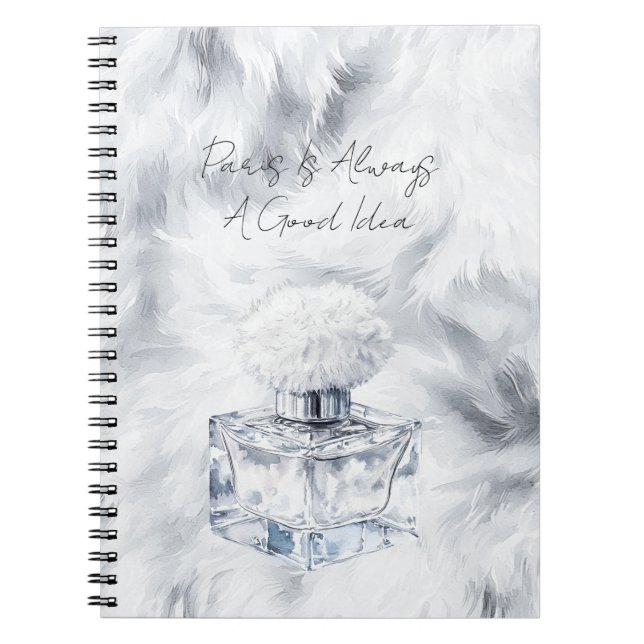 Cuaderno El perfume París siempre es una buena idea (Frente)