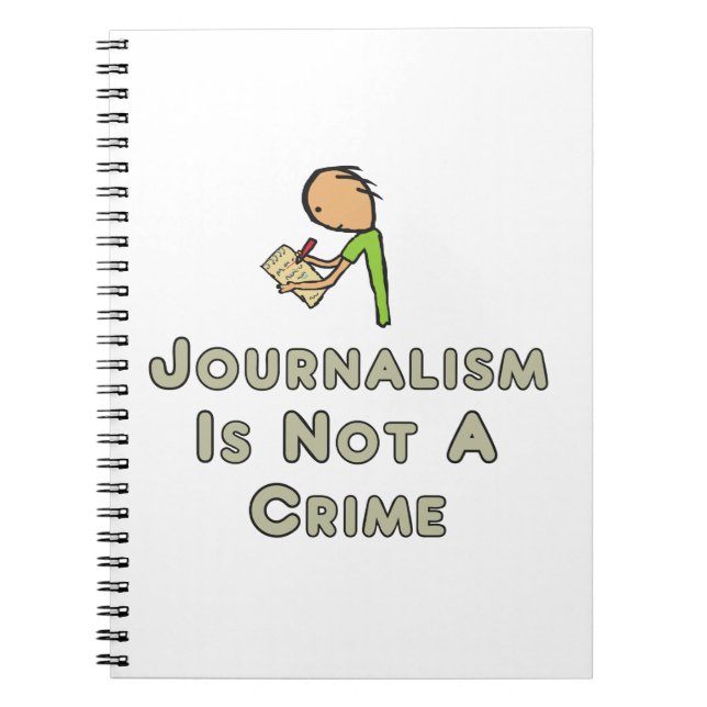 Cuaderno El periodismo no es un crimen (Frente)