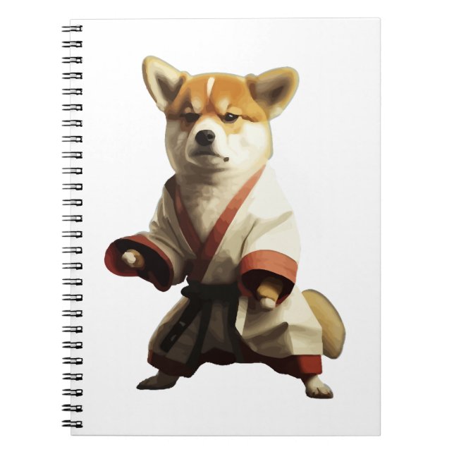 Cuaderno El perro conoce a Karate (Frente)