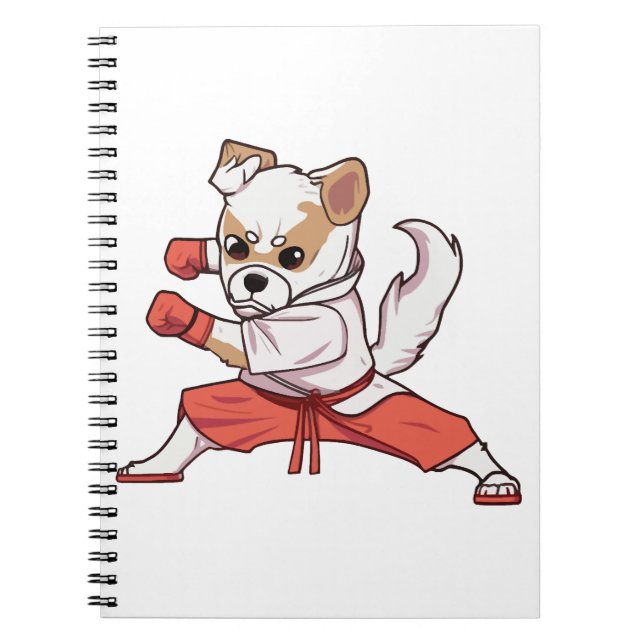 Cuaderno El perro conoce a Karate (Frente)