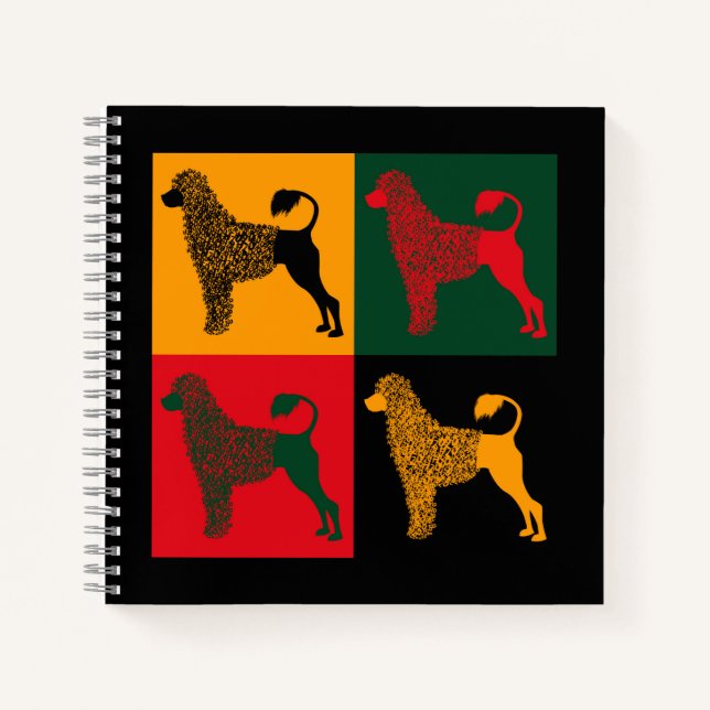 Cuaderno El perro de agua portugués inteligente (Anverso)