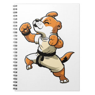 Cuaderno El perro sabe que Karate se transformó