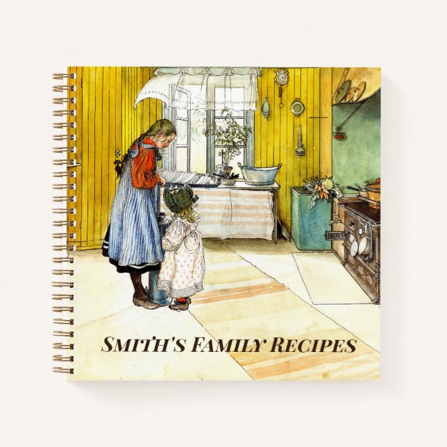 Cuaderno El Personalizado Bella Artes de cocina Carl Larsso (Anverso)
