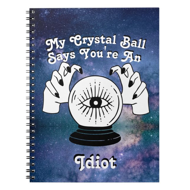 Cuaderno El personalizado My Crystal Ball Dice... Agenda (Frente)