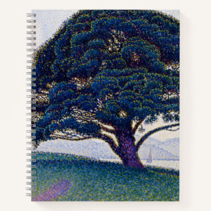 Cuaderno El pino Bonaventure, pintura al óleo, Paul Signac