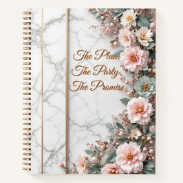 Cuaderno El Plan Maestro | Boda de Lujo de Mármol y Floral