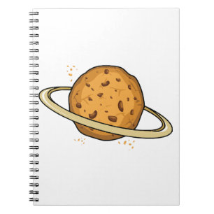 Cuaderno El planeta espacial de las galletas divertidas