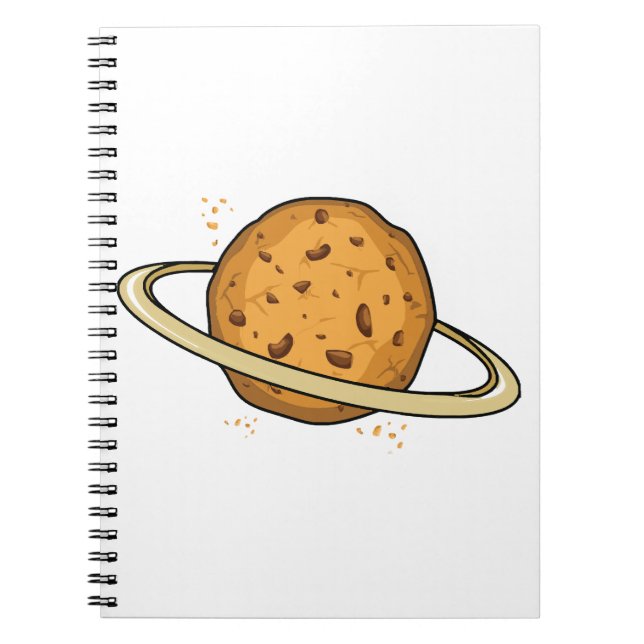 Cuaderno El planeta espacial de las galletas divertidas (Frente)
