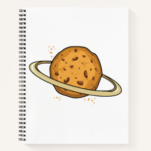 Cuaderno El planeta espacial de las galletas divertidas