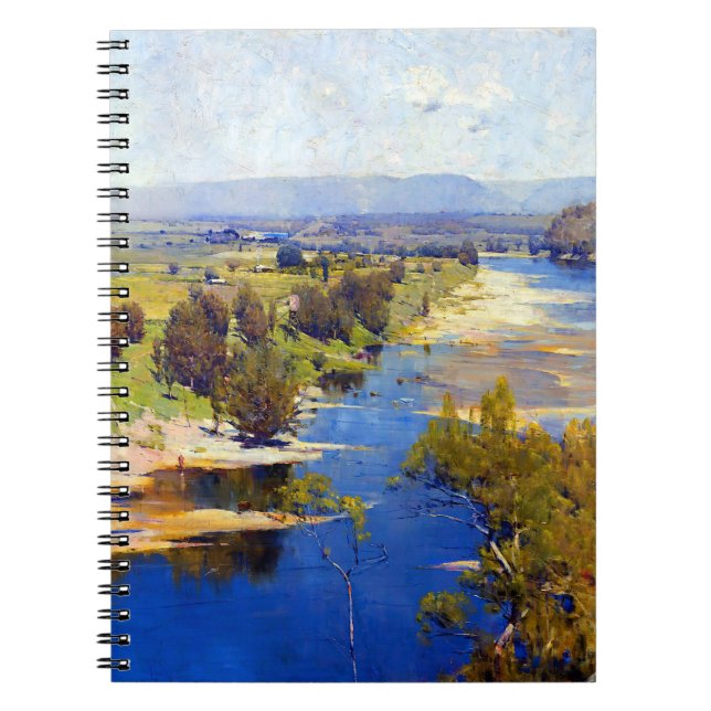 Cuaderno El poder transparente de Arthur Streeton Purple No (Frente)