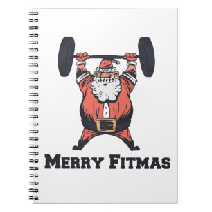 Cuaderno El poderoso Santa Claus pesa sobre la iluminación