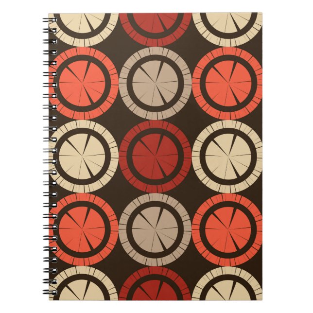 Cuaderno El polka tiene un patrón impecable. Mosaico de fig (Frente)