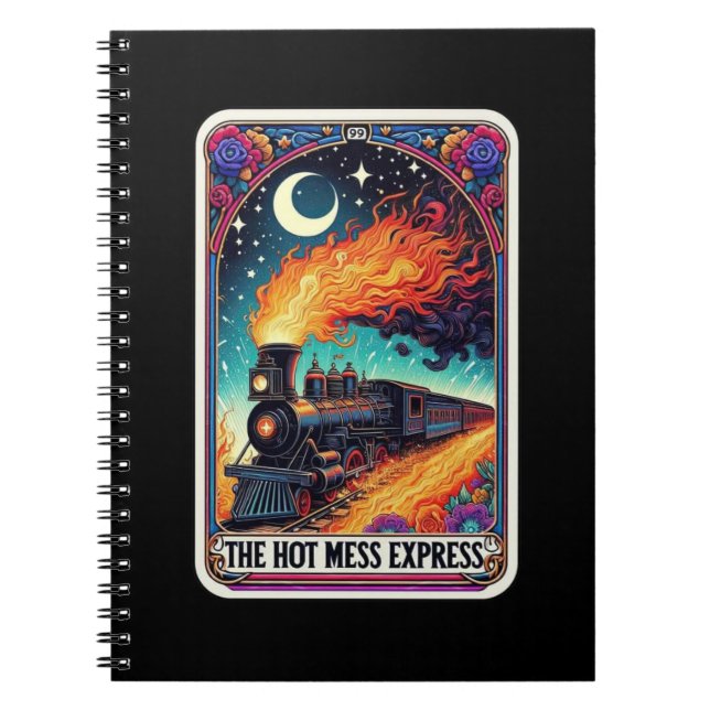Cuaderno El portátil Tarot Mess Express caliente (Frente)