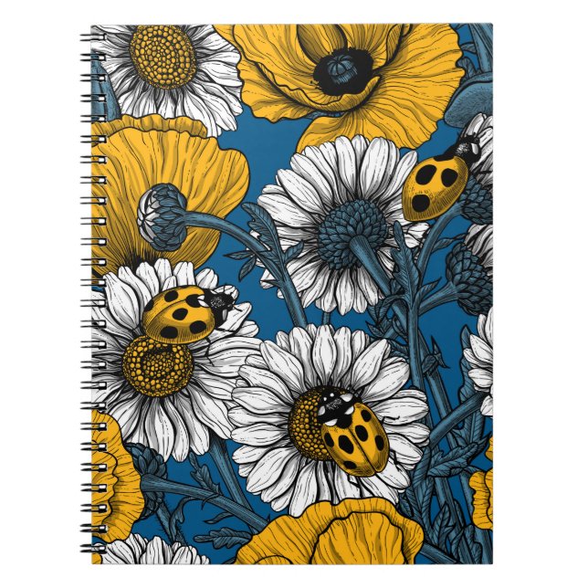 Cuaderno El prado en amarillo y azul (Frente)