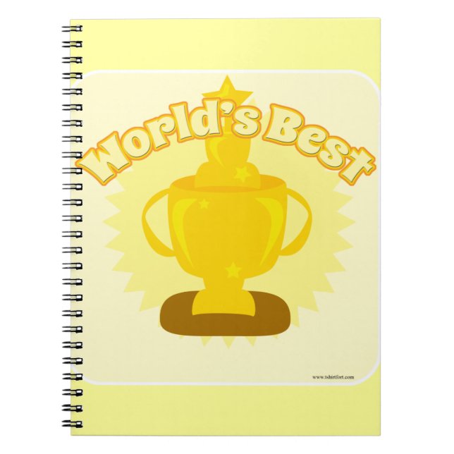 Cuaderno El premio al mejor personalizable del mundo (Frente)
