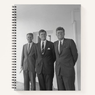 Cuaderno El presidente de América John Kennedy y hermanos,
