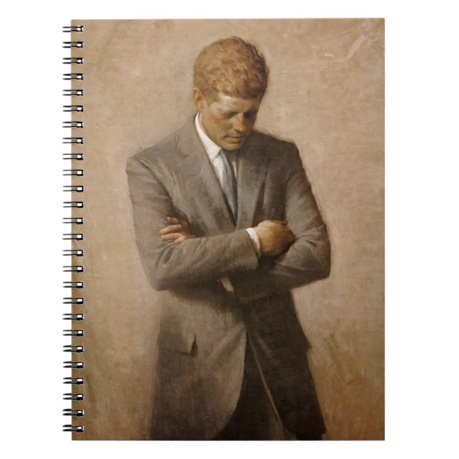 Cuaderno El presidente estadounidense John Kennedy Retrato  (Frente)