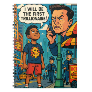 Cuaderno el Primer Arte Cómic de Trillón Motivacional