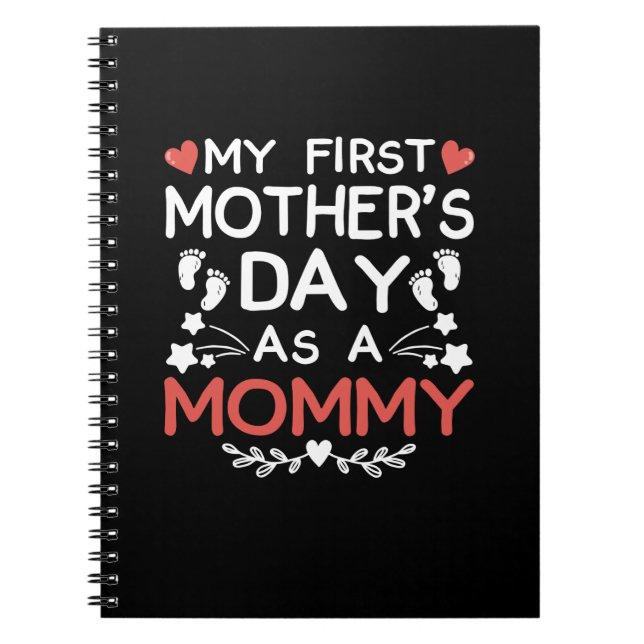 Cuaderno El primer día de mi madre como mamá (Frente)