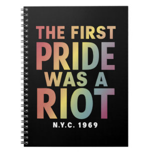 Cuaderno El Primer Orgullo Fue Un Disturbio LGBT Gay Aliado