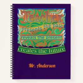 Cuaderno El profesor crea el futuro / Apreciación del profe