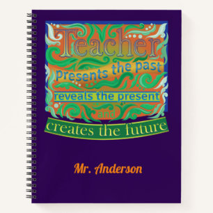 Cuaderno El profesor crea el futuro / Apreciación del profe