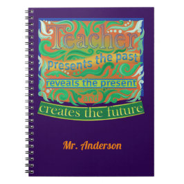 Cuaderno El profesor crea el futuro / Apreciación del profe