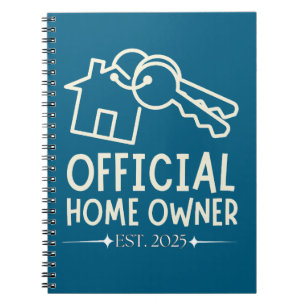 Cuaderno El propietario oficial de la casa Est. Orgulloso P