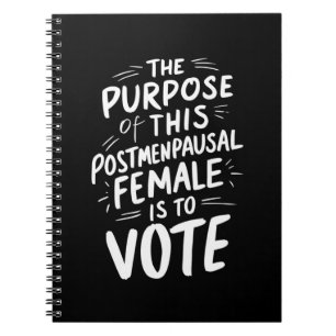 Cuaderno El Propósito De Este Post Menopausal Harris Walz