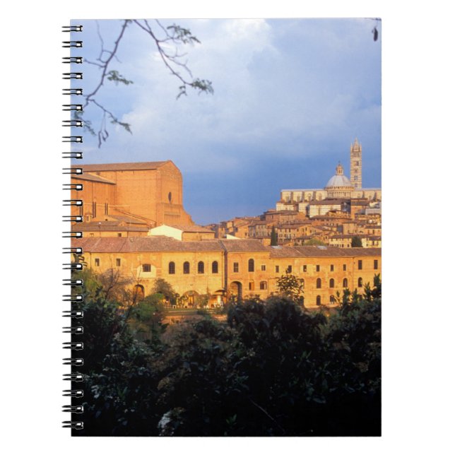 Cuaderno El pueblo toscano de Sienna, Italia. (Frente)