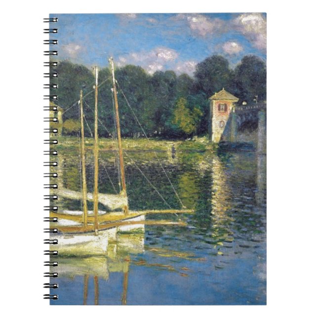 Cuaderno El puente en Argenteuil de Claude Monet (Frente)