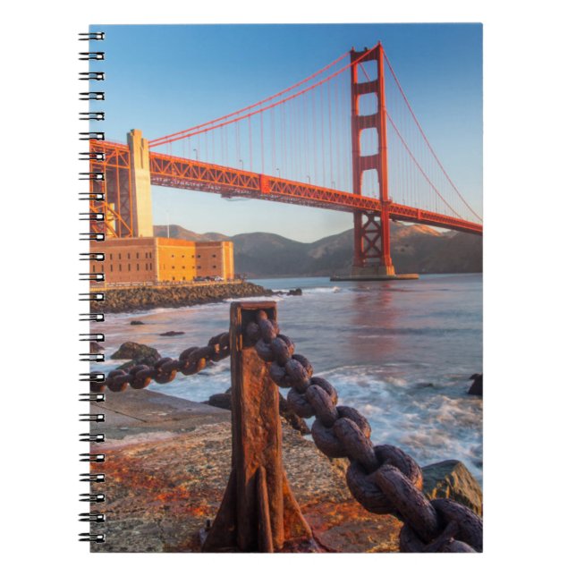Cuaderno El puente Golden Gate desde Fort Point (Frente)